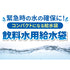 給水袋 10L 防災用 飲料水用 倒してもこぼれない 逆止弁 特許取得 食品用 コンパクト 災害・断水対策
